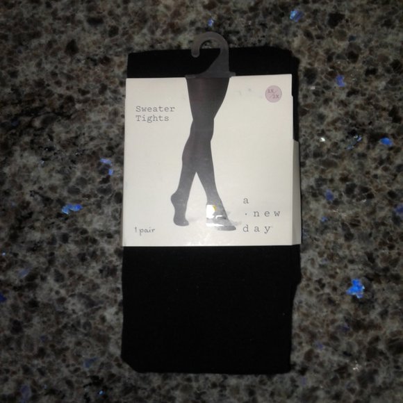 Womens Plus Flat Knit Sweater Tights 